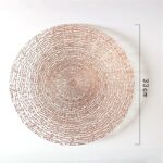 Wholesale glass charger plate PZ-004 product photo